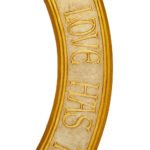 Round Temperance Script Mirror - Image 3