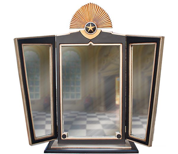 art-deco-dressing-table-mirror.jpg Art Deco Dressing Table Mirror - Image 1