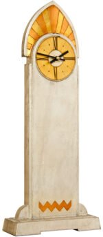 Art Deco Crested Mantle Clock. - Image 5