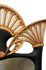 Art Deco Wall Mirror with Fan Detail - Image 3
