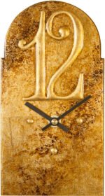 Small Mantel in Marbled Gold & Large 12 dial - Image 3