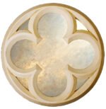 Gothic Quatrefoil Round Mirror - Image 4
