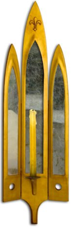 Gothic Triptych Candle Wall Sconce - Image 2