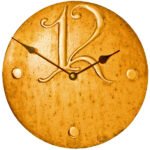 Round Clocks with large Arab 12 - Image 3
