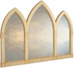 Arched Triptych Overmantel Mirror - Image 2