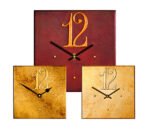 Large Square Wall Clocks -with Large Arab 12 dials