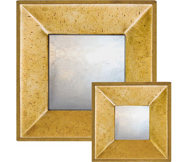 pastel-gold-raked-profile-mirrors.jpg Pastel Gold Raked Profile Mirrors - Image 1