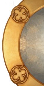Quatrefoil Round  Mirror - Image 2