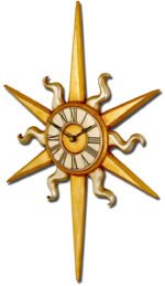 Small Sun Wall Clocks - Image 2