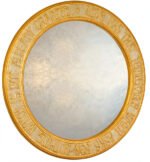 Round Temperance Script Mirror - Image 2